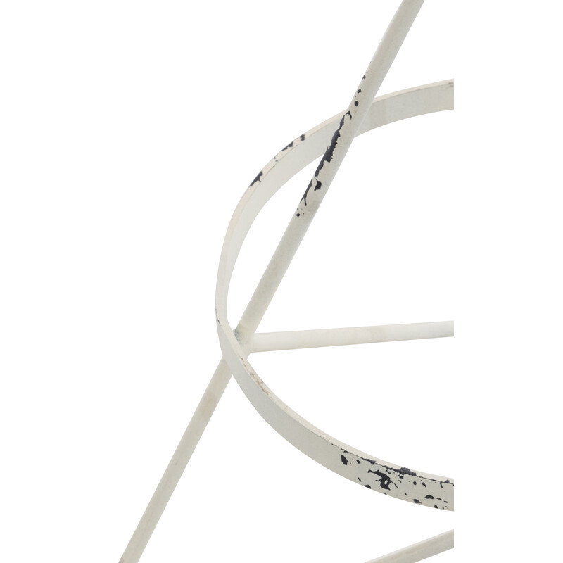 Industriel barstol med justerbar højde birketræ sæde og metalramme