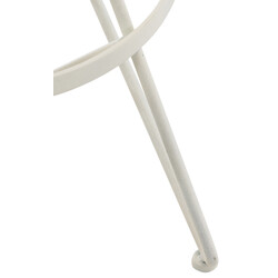 Industriel barstol med justerbar højde birketræ sæde og metalramme