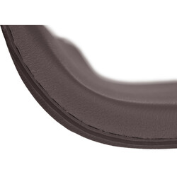 Justerbar barstol med kunstlædersæde fodstøtte kromramme og 360° drejning