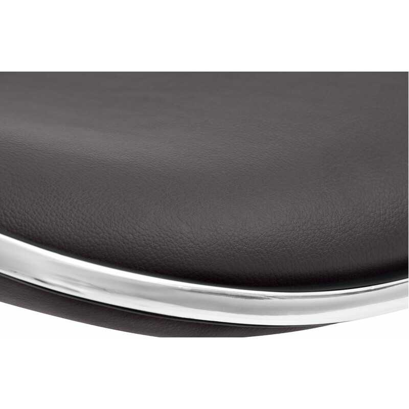 Shanghai barstol i kunstlæder med højdejustering fodstøtte og 360 graders drejning