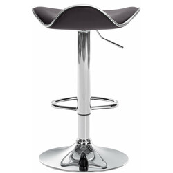 Shanghai barstol i kunstlæder med højdejustering fodstøtte og 360 graders drejning