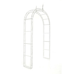 Roseskue robust jernrør støtte til haven 264 cm