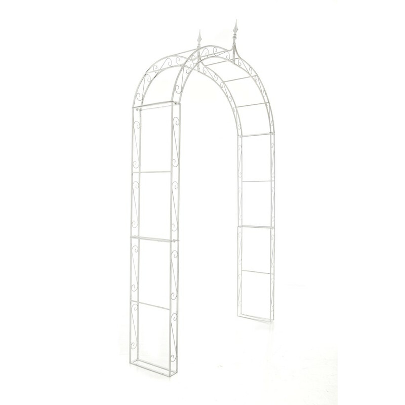 Roseskue robust jernrør støtte til haven 264 cm