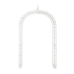 Roseskue robust jernrør støtte til haven 264 cm