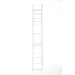 Roseskue robust jernrør støtte til haven 264 cm