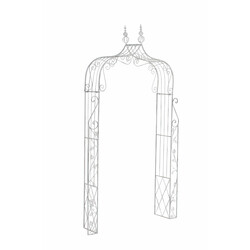 Elegant pulverlakeret rosebue støtte 118 eller 143 cm bred 248 cm høj