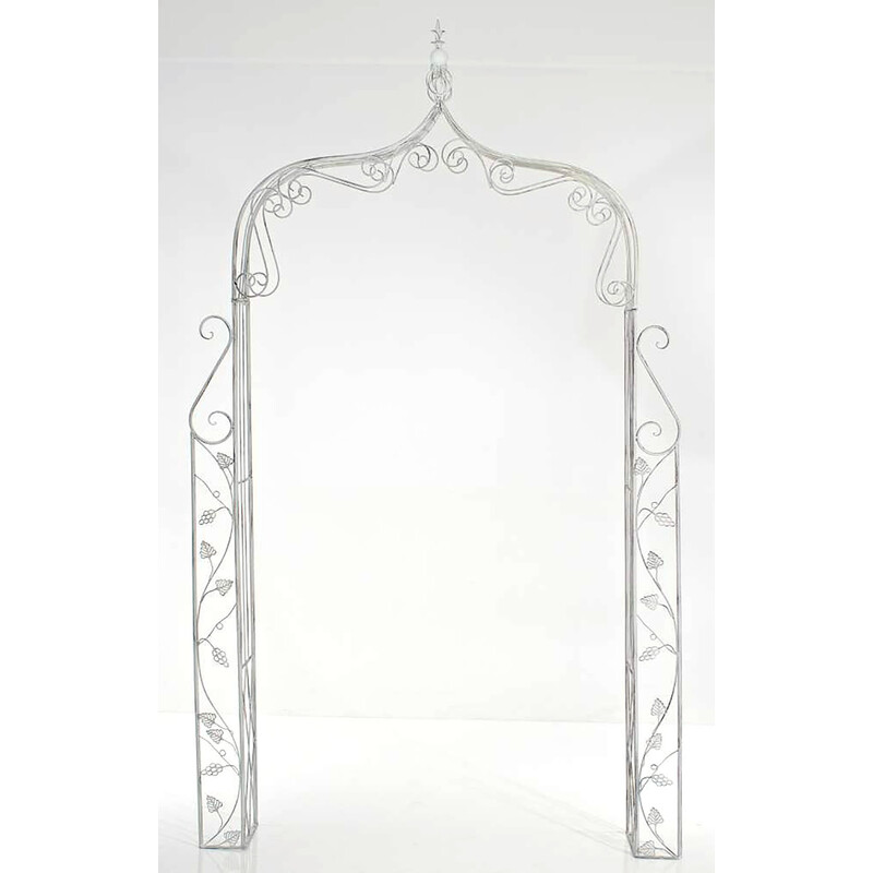 Elegant pulverlakeret rosebue støtte 118 eller 143 cm bred 248 cm høj