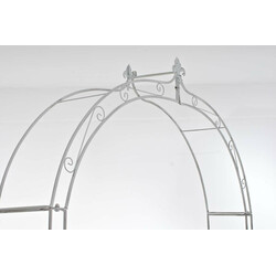 Anna-rosebue til haven for klatreplanter pulverbelagt jern 246 cm