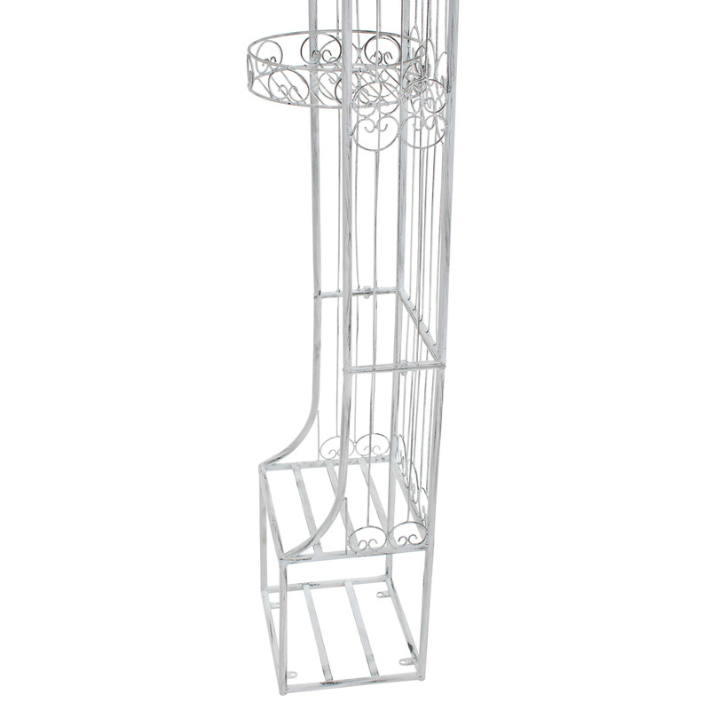 Alessia rosebue af pulverlakeret jern 239,5 cm høj