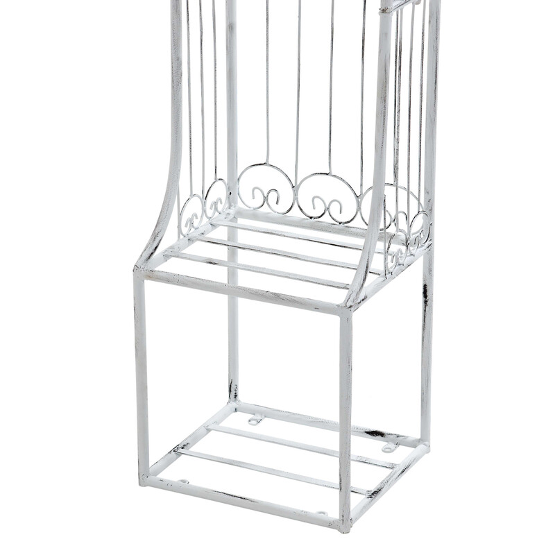 Alessia rosebue af pulverlakeret jern 239,5 cm høj