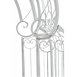 Alessia rosebue af pulverlakeret jern 239,5 cm høj