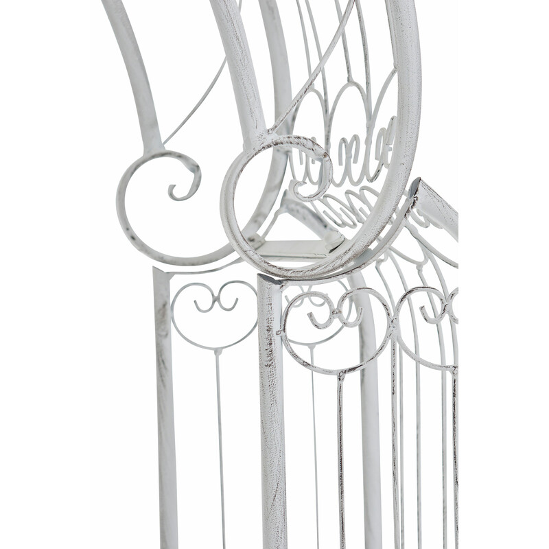 Alessia rosebue af pulverlakeret jern 239,5 cm høj