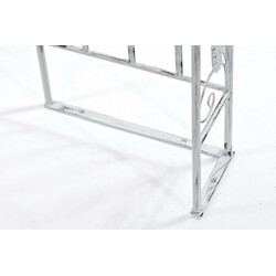 Elegant roseskue pulverlakeret jern 247,5 cm til haven