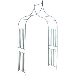 Elegant 60'er rosebue i holdbart metal til klatreplanter 215 cm