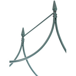 Elegant 60'er rosebue i holdbart metal til klatreplanter 215 cm
