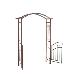 Elegant jern rosenbue til port 220 cm højde 130 cm bred