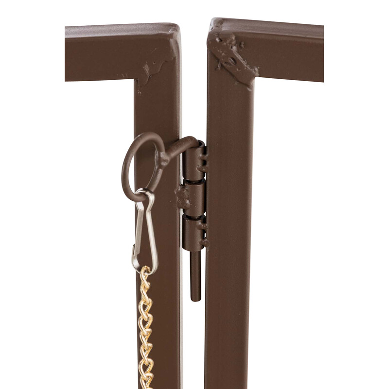 Elegant jern rosenbue til port 220 cm højde 130 cm bred