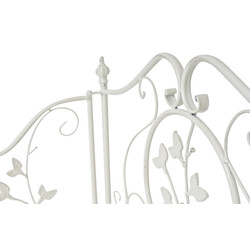 Robust sammenklappelig pulvermalet malerstil jernhylde med 4 hylder 158 cm