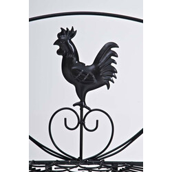 Sammenklappelig jernhylde robust malerstil 4-trins opbevaringsløsning pulverlakeret