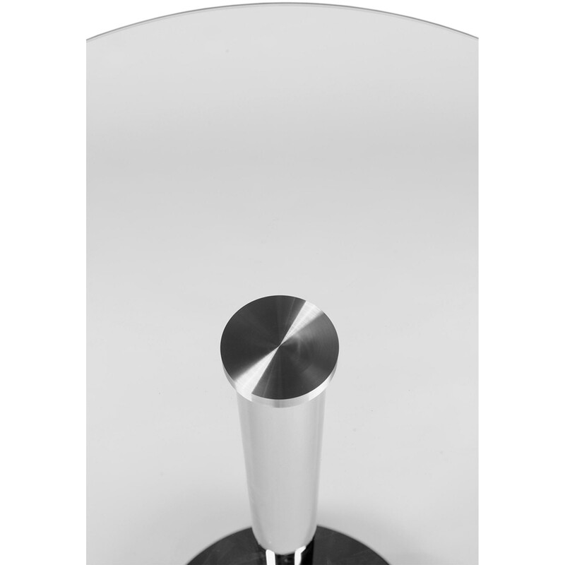 Rund glas ståbord 60 cm Ø 105 cm højde til bar