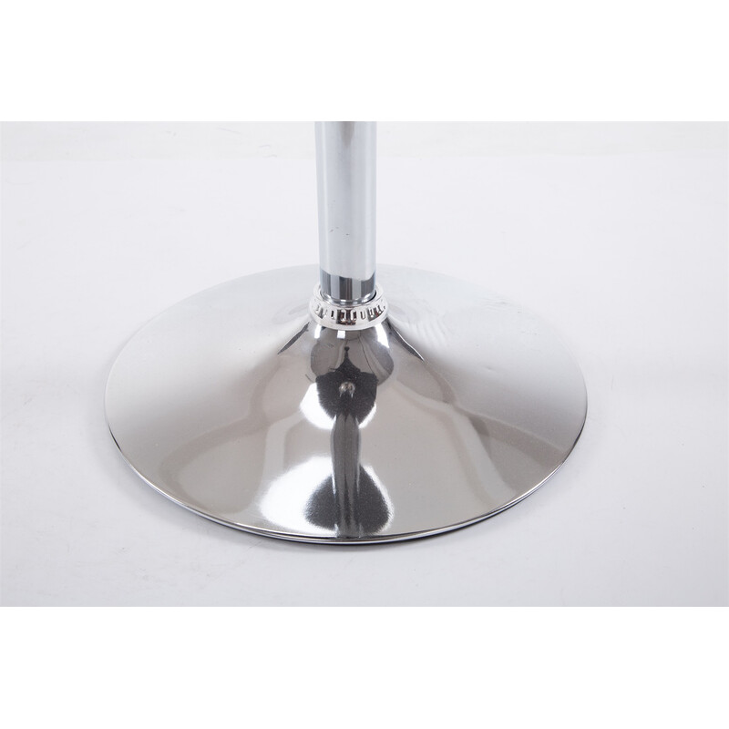 Stilfuldt ståbord 60x60 cm firkantet med aluminiumsramme 108 cm højde