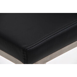 Panama-barstol i kunstlæder roterende højdejusterbar behagelig alsidig