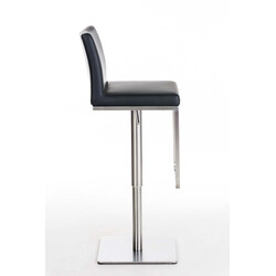 Panama-barstol i kunstlæder roterende højdejusterbar behagelig alsidig