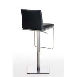 Panama-barstol i kunstlæder roterende højdejusterbar behagelig alsidig