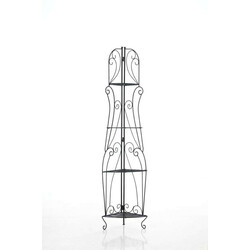 Solid Irma hjørnehylde i tykt jernrør pulverlakeret malerstil sammenklappelig