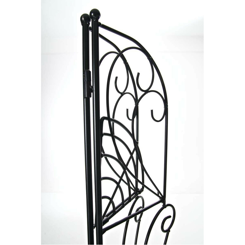 Solid Irma hjørnehylde i tykt jernrør pulverlakeret malerstil sammenklappelig