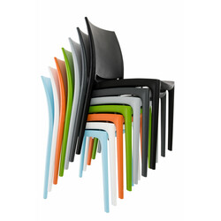 Maya stol multifunktionel stabelbar vandtæt UV‑bestandig til indendørs og udendørs brug