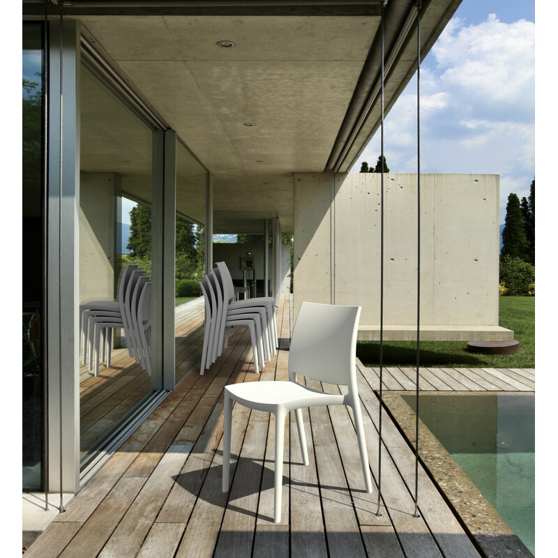 Maya stol multifunktionel stabelbar vandtæt UV‑bestandig til indendørs og udendørs brug