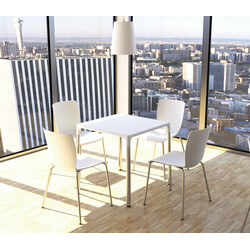 Mio moderne stol til indendørs og udendørs brug stable og vejrbestandig