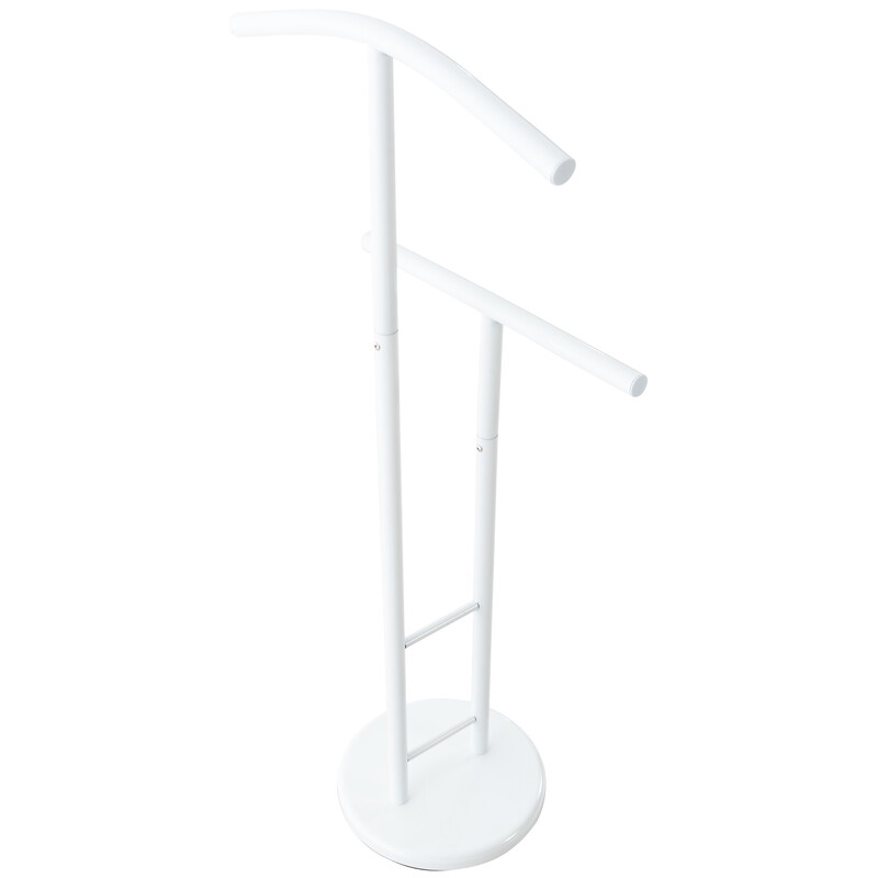 Metallisk garderobestativ unisex 107 cm høj 50 cm bred 28 cm dyb