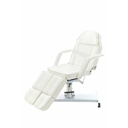 Hydraulisk behandlingsbord til kosmetolog- og fodpleje med justerbar rygstøtte