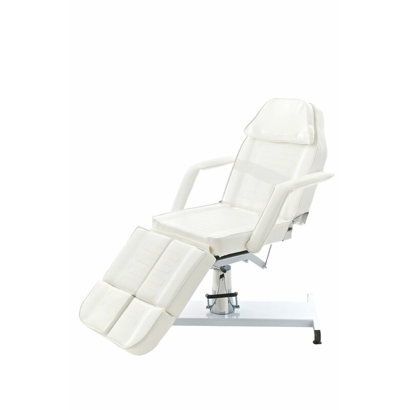 Hydraulisk behandlingsbord til kosmetolog- og fodpleje med justerbar rygstøtte