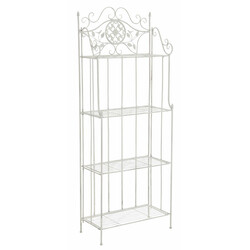 Flora-hylly romantisk sammenklappelig jern opbevaringshylde til hjemmet
