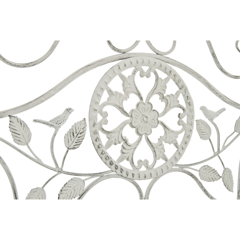 Flora-hylly romantisk sammenklappelig jern opbevaringshylde til hjemmet