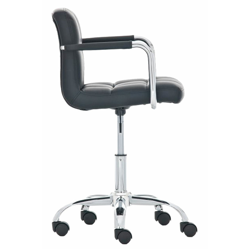 Lucy justerbar kontorstol i kunstlæder med fem hjul moderne design