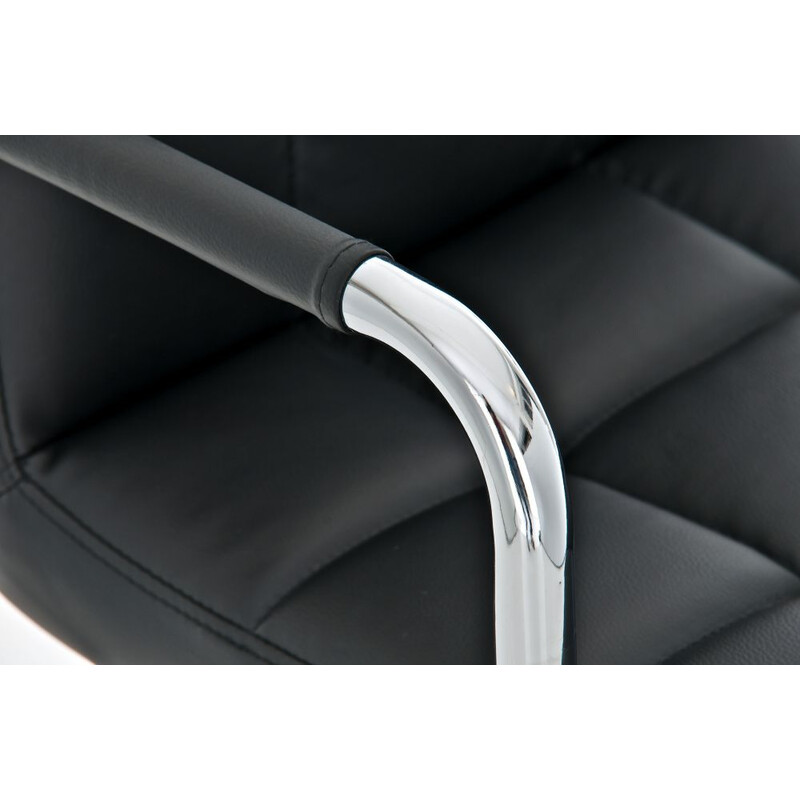 Lucy justerbar kontorstol i kunstlæder med fem hjul moderne design