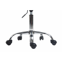 Lucy justerbar kontorstol i kunstlæder med fem hjul moderne design