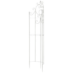 Buet jernespalier til klatreplanter i haven 200 cm
