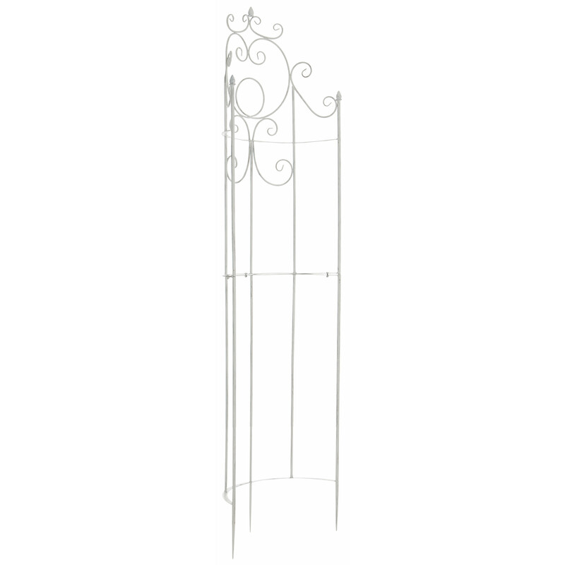 Buet jernespalier til klatreplanter i haven 200 cm