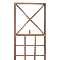 Trigo vægtrevle til klatreplanter 198 cm 40 cm bred antikpatina jern