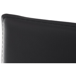 Justerbar limon barstol med kunstlæder 360 grader roterende rygstøtte og fodstøtte