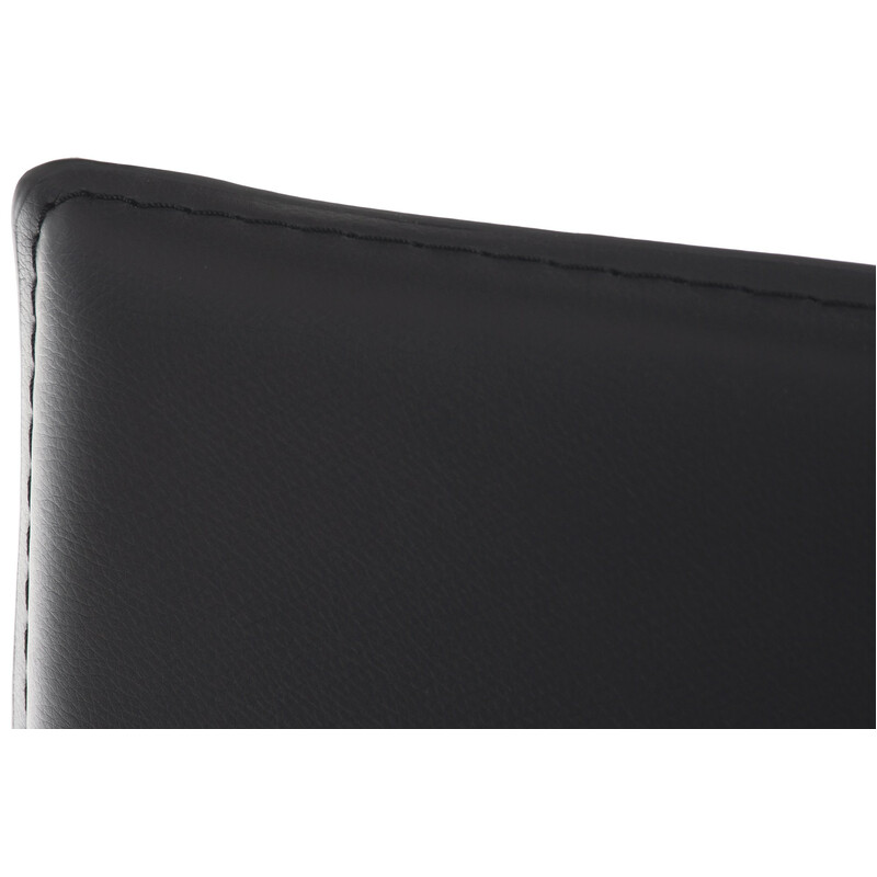 Justerbar limon barstol med kunstlæder 360 grader roterende rygstøtte og fodstøtte