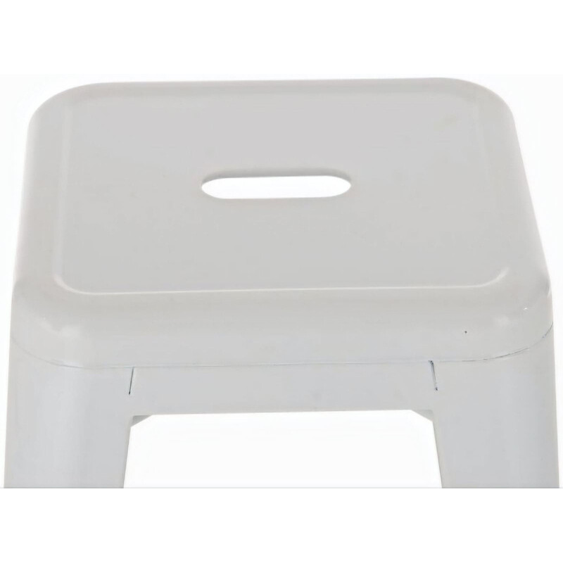 Metal barstol industrielt design stable firebenet stabelbar med fodstøtte