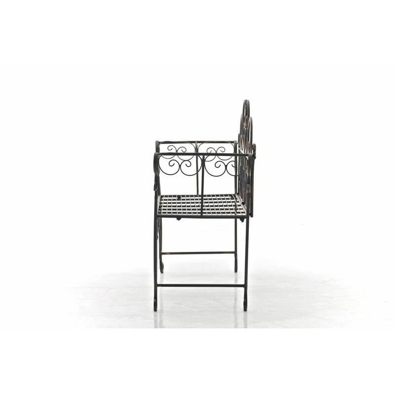 Stilfuld havebænk Minna til alsidig brug udendørs og indendørs