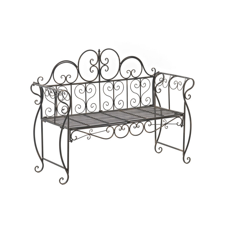 Stilfuld havebænk Minna til alsidig brug udendørs og indendørs