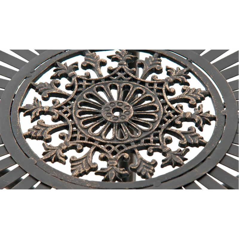 Nostalgisk jern havebord 70 cm diameter til små haver